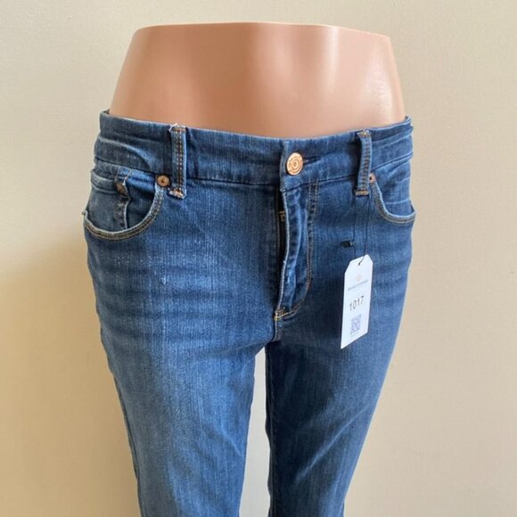 Seven7 Bootcut Jeans in Medium Blue Wash, size 12 - Picture 9 of 16